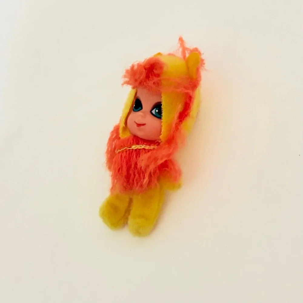 Vintage Mattel LIDDLE KIDDLES Lucky Lion #3635 Animiddle Doll 1969 2